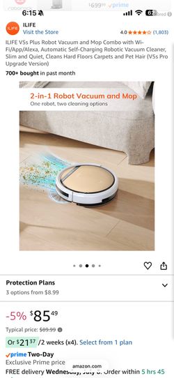 iLife vacuum & mop new