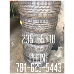 Used Tire For Sale 235/55/18 $260 All Four installed