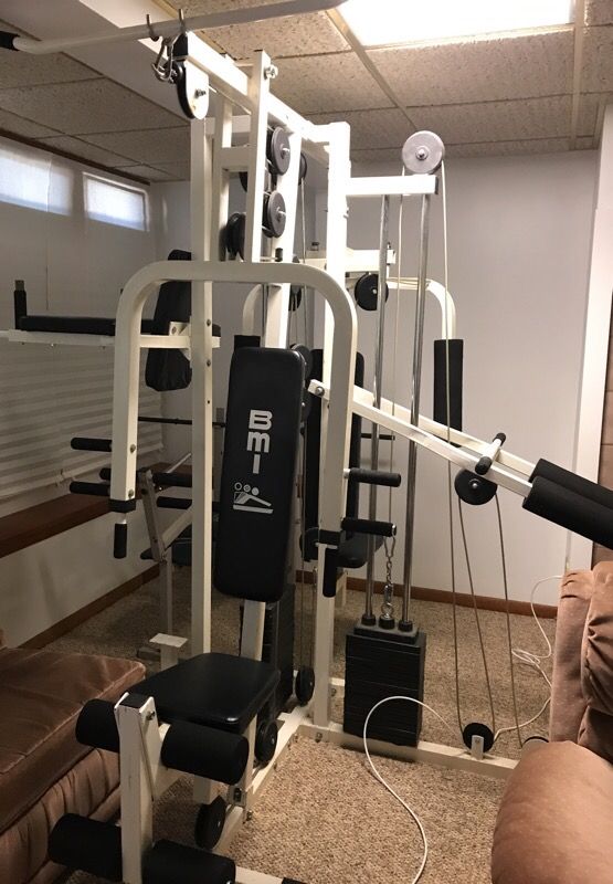 Home Gym BMI 9800 Weight Set Workout Equipment
