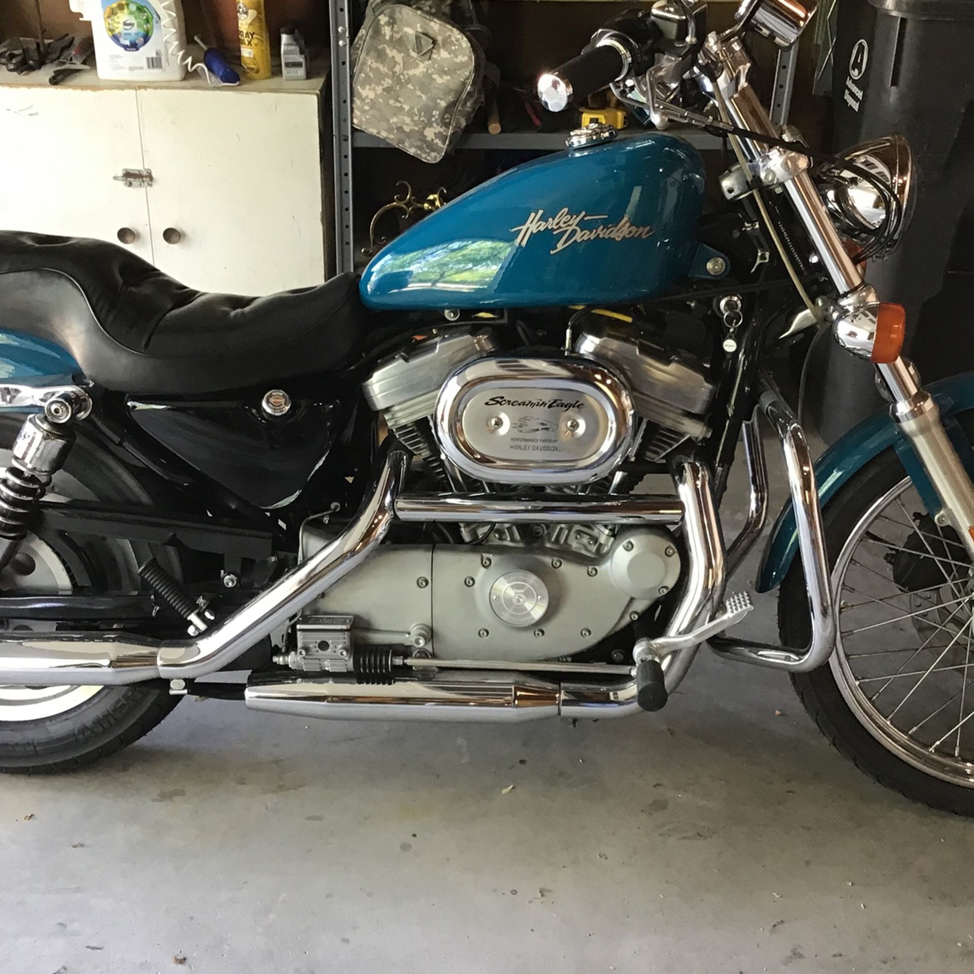 Photo 2001 Harley Davidson Custom 883 Teal