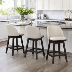 Swivel Bar Stools Set of 3