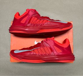 Nike Air Hyperdunk 2012 Low Red Crimson Men’s size 13 Basketball shoes Rare!