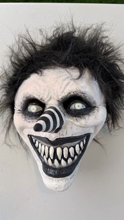 🎃 Creepy Halloween Clown Mask / Decoration