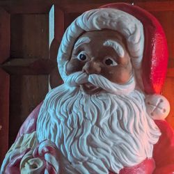 Black Santa Blow Mold 