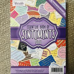 640pc Essential Book of Sentiments for Hand Made Cards, Scrapbooking & MORE