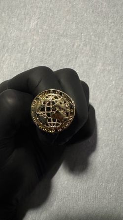 14k Gold “the world is yours”