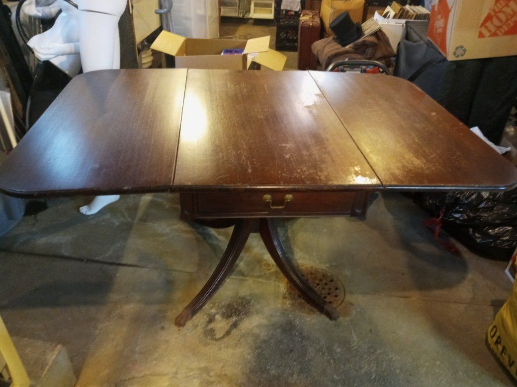 Antique Brandt Furniture Genuine Mahogany Table
