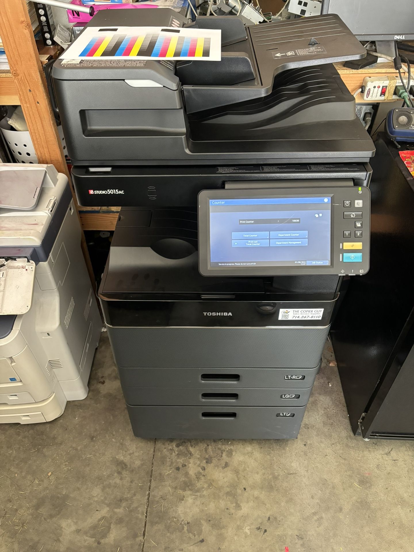 Toshiba Estudio 5015ac Color Copier/print/scan With Only 10kcopies Like New!!!!!!