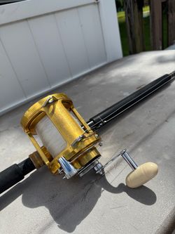 Penn international II 50SW 2 speed with rod