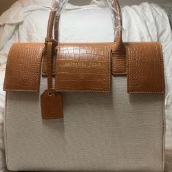 Nathaniel Noir leather tote bag.
