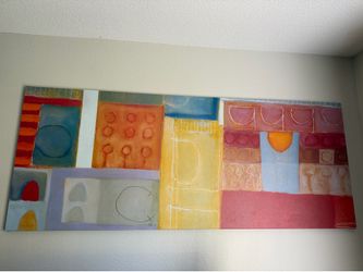 Large Modern Abstract Canvas Art - Colorful Wall Decoration