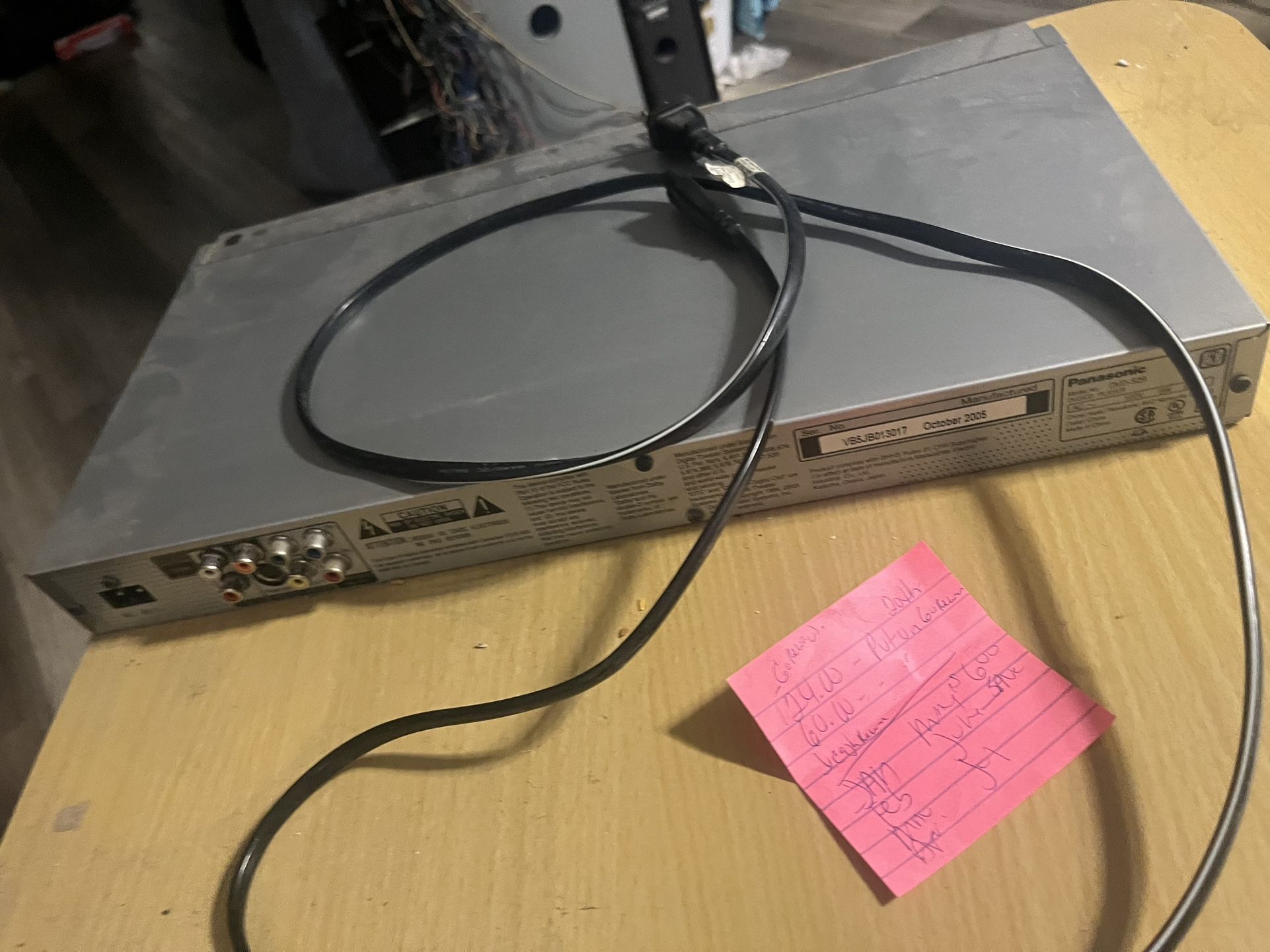 Panasonic DVD/cd Player