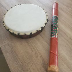 Simple Drum And Rain Stick