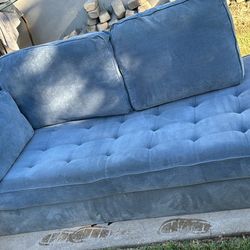Blue sofas 
