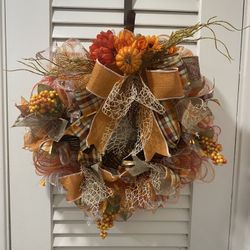 Handmade Fall Wreath