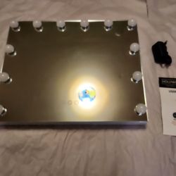 Vanity "Hollywood Mirror" with Dimmable Lights 