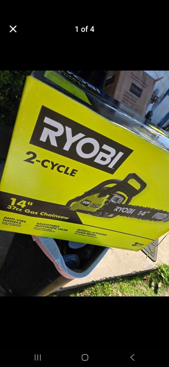 14 Inch Gas Powred Chainsaw. New No Offers .