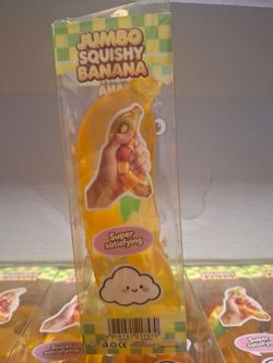 Jumbo Squishy Banana Toy