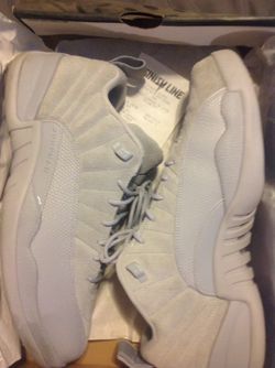 Jordan Retro 12 Low Wolf Grey sz 13