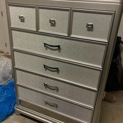 Silver Glam Dresser