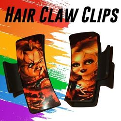 Chucky & Tiffany Hair Claw Clip