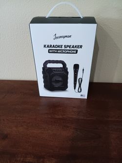 Journeyman Karoke speaker w/microphone