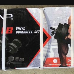 Brand New Cap 40lb dumbbell set