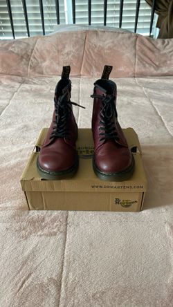 Kids 4 Cherry Red (burgundy) Dr. Martens