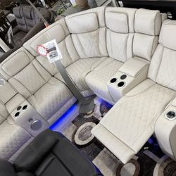 Massage Power Sectional