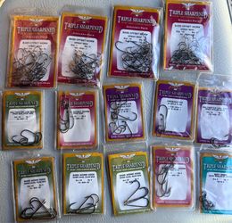 Fenwick Triple Sharpened High Carbon Fishing Hooks