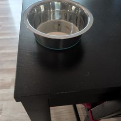 8" Stainless Steel Silicone Bottom Pet Food/Water Bowl