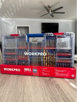 WORKPRO 150-piece drill bit set