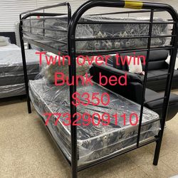 Bunk Bed Bed Frame With Mattress 