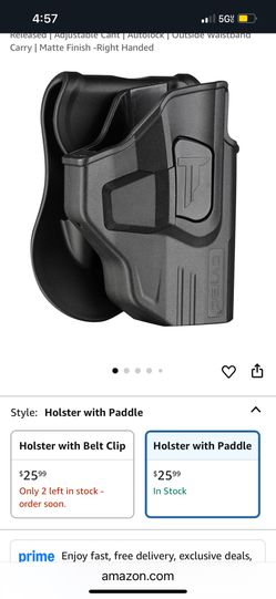 Paddle Holster Fits Taurus