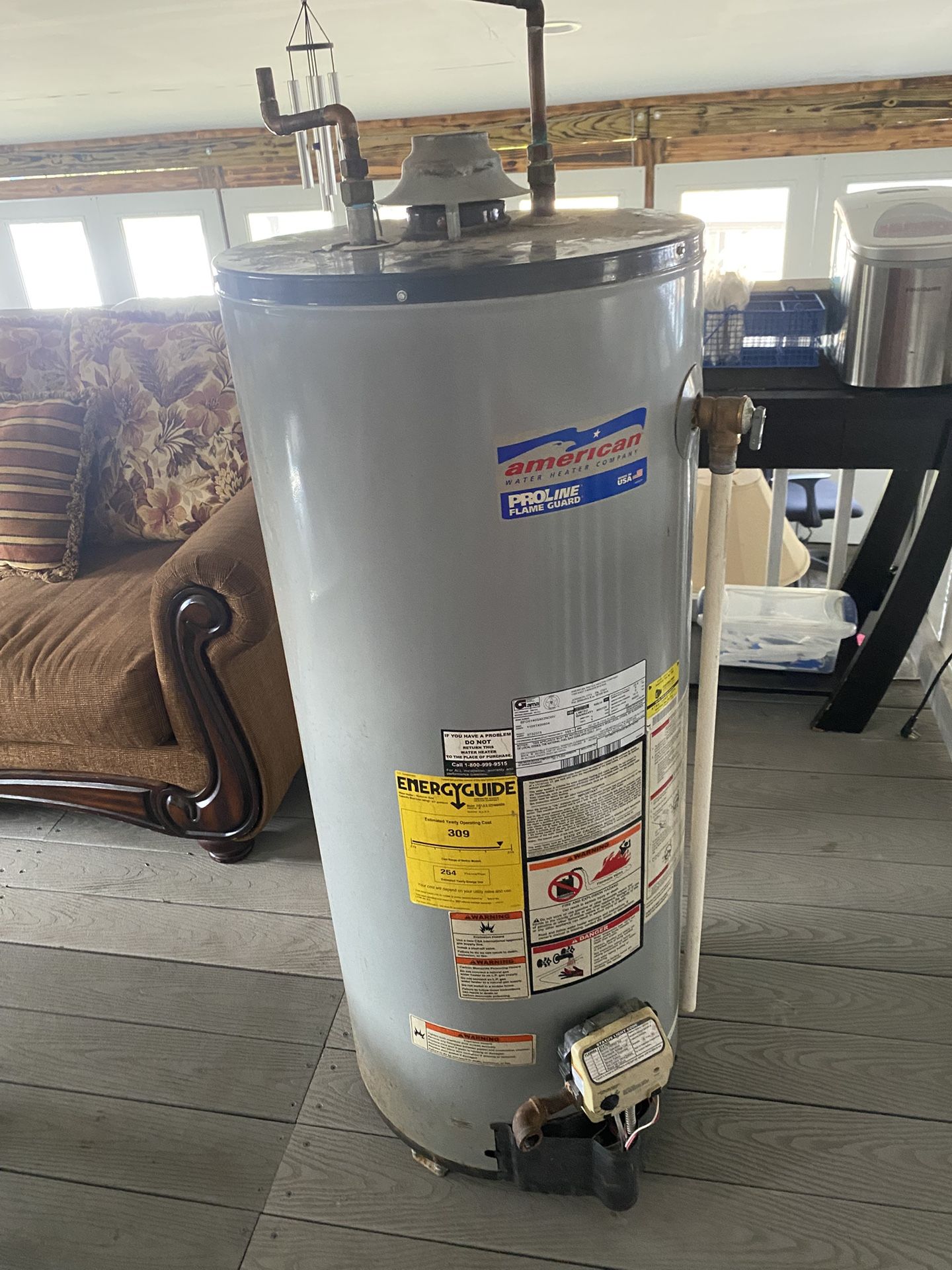 Gas Water Tank 40 Gal