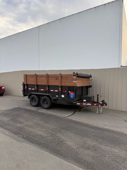 2024 6x12 Interstate Dump Trailer