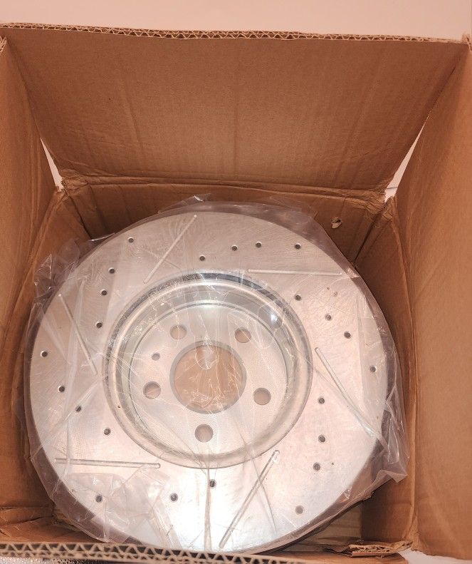 Audi A4 Quattro 2021-2025 Powerstop EBR1652XPR 2-Wheel Set Brake Discs Front