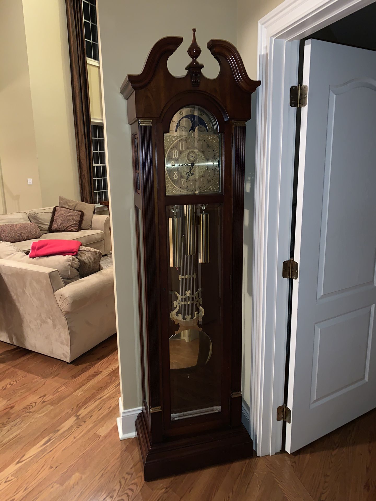 Antique grandfather clock Ethan Allen