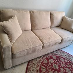 Suede Polyester Couch