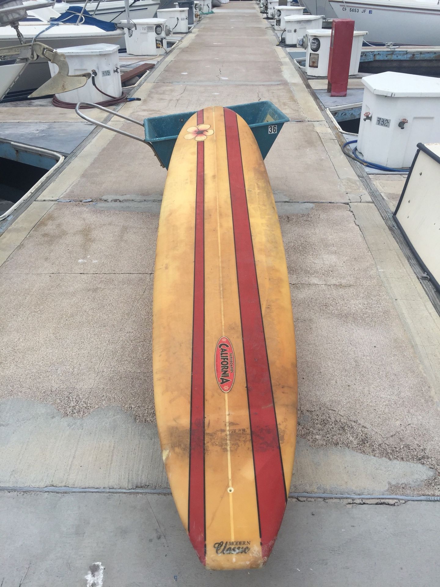 Longboard surfboard 9’ 4”