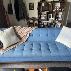 Cool blue couch