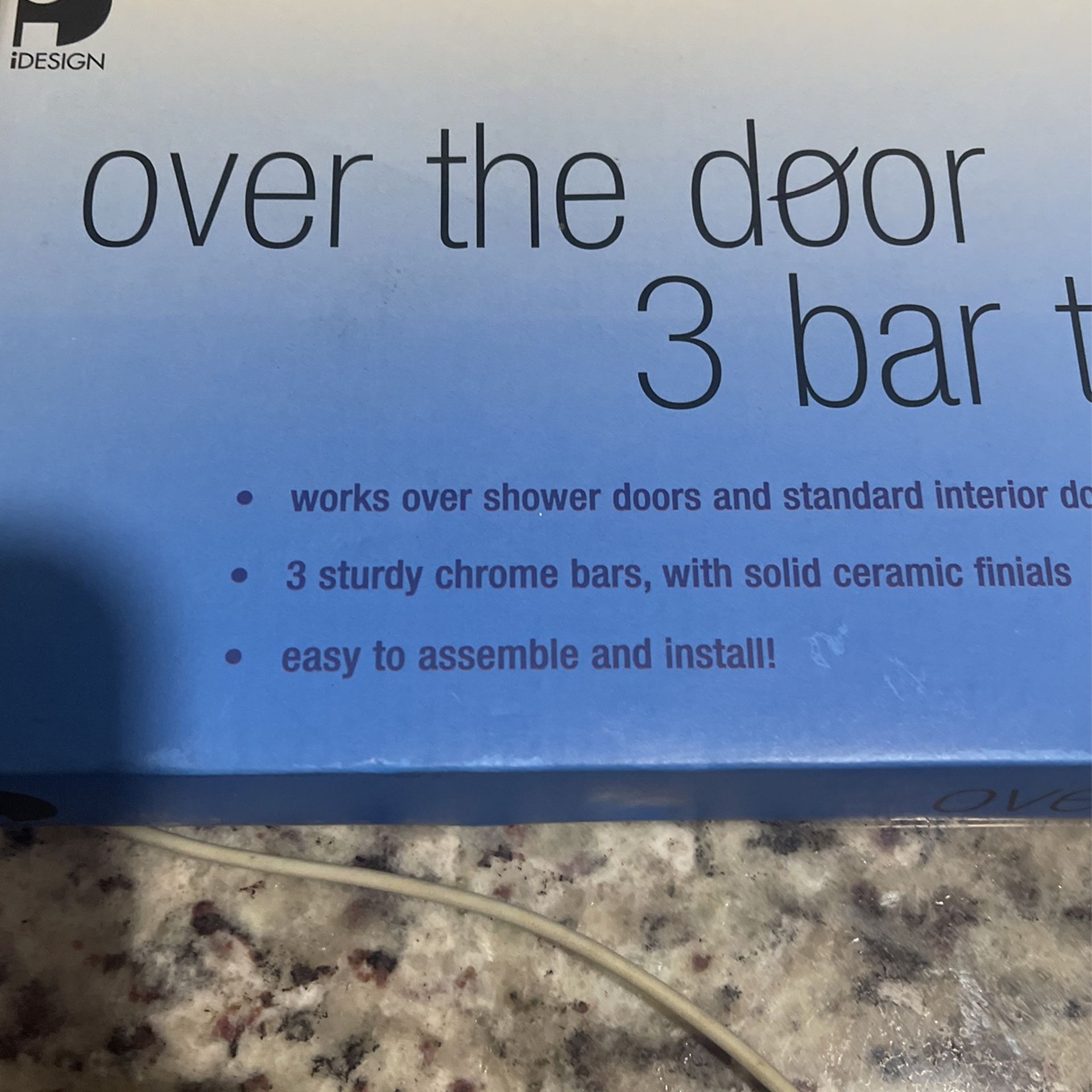 Over The Door 3 Bar Towel Rack 