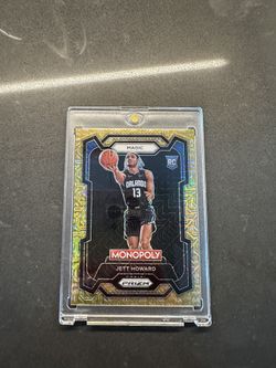 2023-24 Panini Prizm Monopoly Jett Howard #65 Gold Millionaire Shimmer 021/500