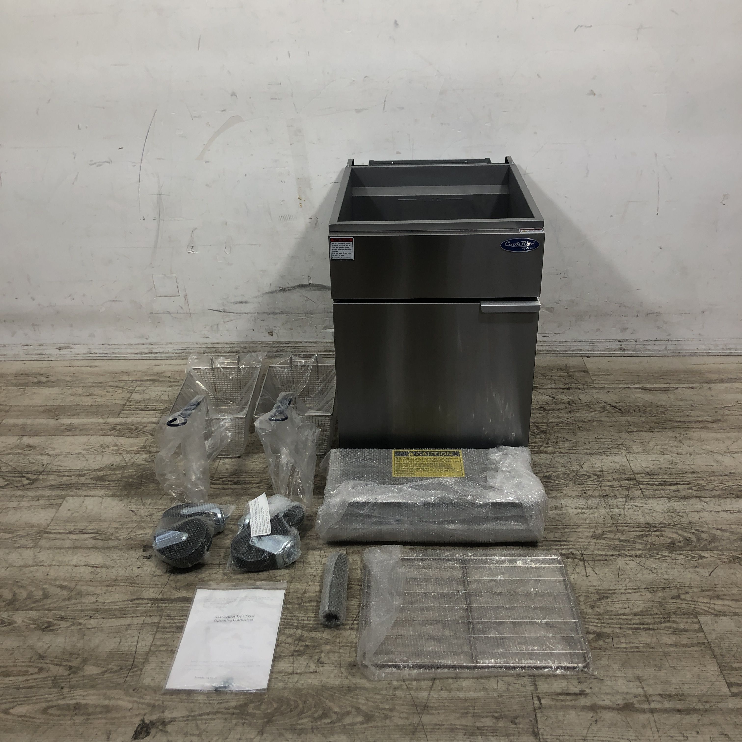 Atosa CookRite 75lb Floor Deep Fryer