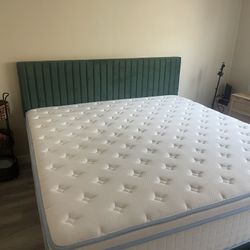 King Bed Frame + FREE Mattress - $150 (Must Go by End of Month!)