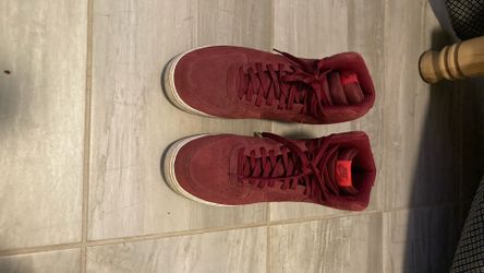 Suede Men’s Size 13 Nike Air Force 1 One 2017 Rare Maroon (University Red) Suede High Top