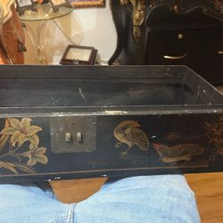 This is an antique Japanese Meiji Era (1(contact info removed)) decorative lacquer box. 