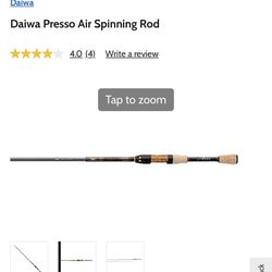 Daiwa Presso Air Spinning Rod 