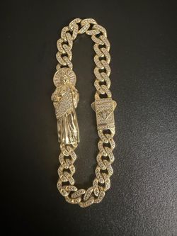 14k Monaco San Judas bracelet
