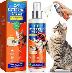 new Cat Deterrent Spray for Furniture Protection, Pee Spraying, Excessive Chewing & Scratching Everywhere, Cat Repellent Indoor and Outdoor, Pet-Safe 